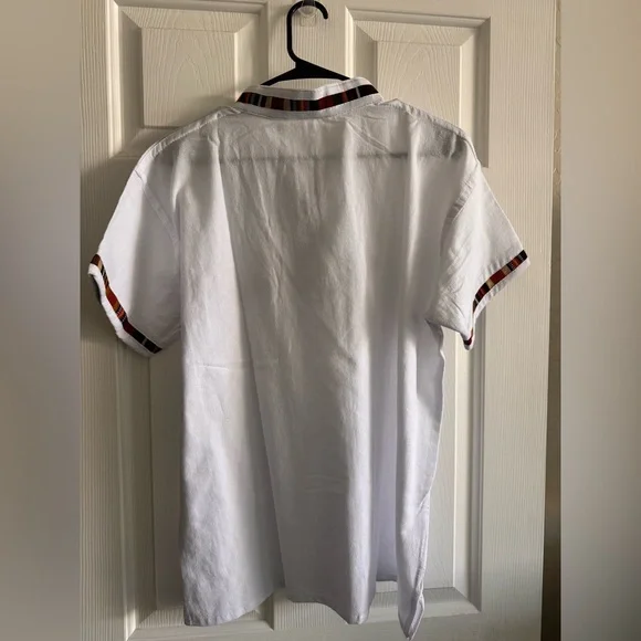 Handmade Cotton Manta Resort Shirt - Size Medium - Picture 4 of 4